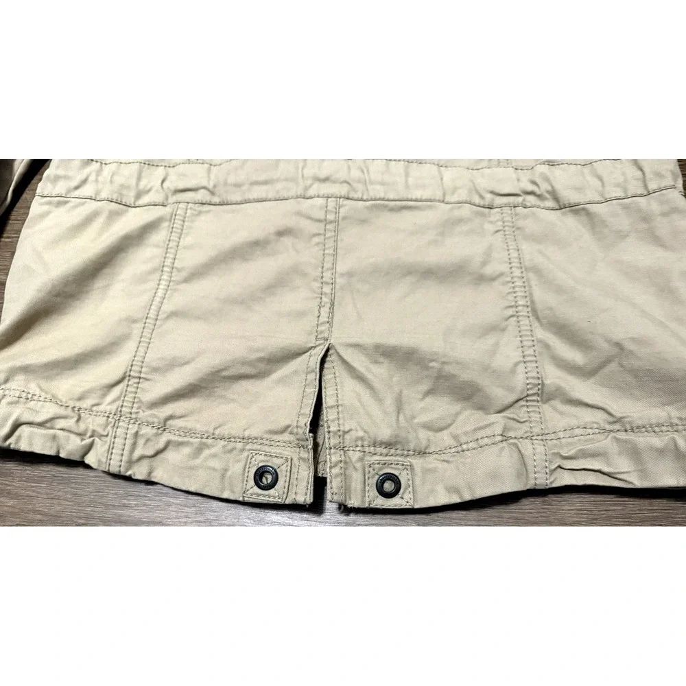 ABERCROMBIE KIDS XL‎ Girls Tan Khaki Jacket Coat Full Zipper Pockets
